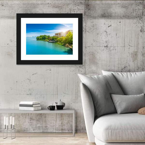 Suzhou Jinji Lake Canvas Wall Art-3 Horizontal-Gallery Wrap-25" x 16"-Tiaracle