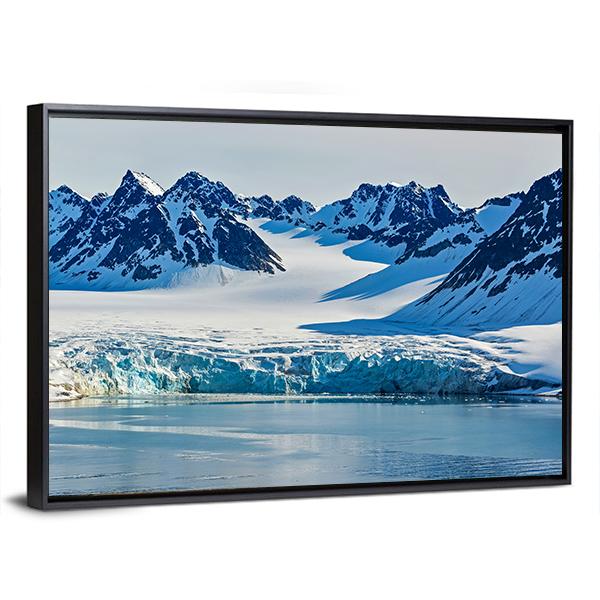 Svalbarden Islands Fjords Canvas Wall Art-3 Horizontal-Gallery Wrap-25" x 16"-Tiaracle
