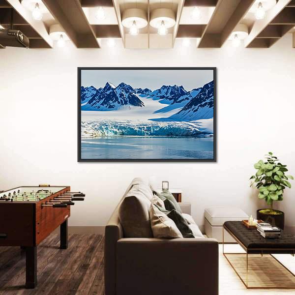 Svalbarden Islands Fjords Canvas Wall Art-3 Horizontal-Gallery Wrap-25" x 16"-Tiaracle
