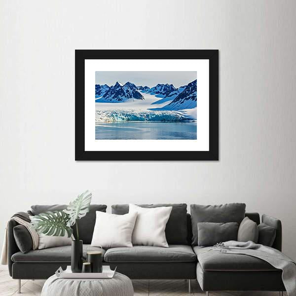 Svalbarden Islands Fjords Canvas Wall Art-3 Horizontal-Gallery Wrap-25" x 16"-Tiaracle