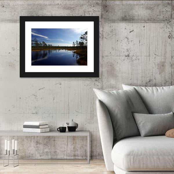 Swamp Viru Raba In Estonia Canvas Wall Art-3 Horizontal-Gallery Wrap-25" x 16"-Tiaracle
