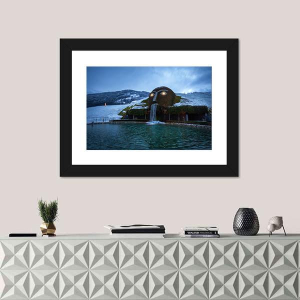 Swarovski Crystal Worlds Museum In Austria Panoramic Canvas Wall Art-1 Piece-36" x 12"-Tiaracle