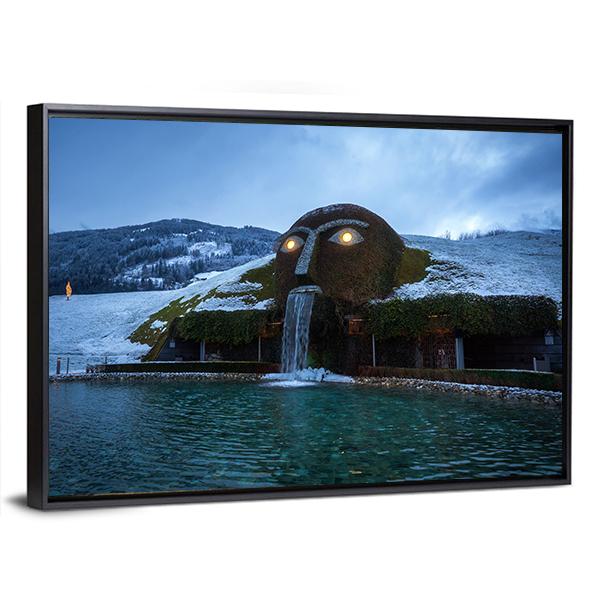 Swarovski Crystal Worlds Museum In Austria Panoramic Canvas Wall Art-1 Piece-36" x 12"-Tiaracle