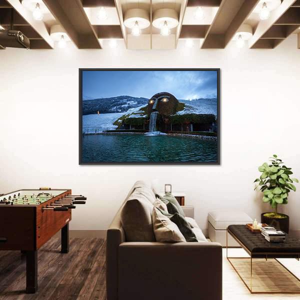 Swarovski Crystal Worlds Museum In Austria Panoramic Canvas Wall Art-1 Piece-36" x 12"-Tiaracle