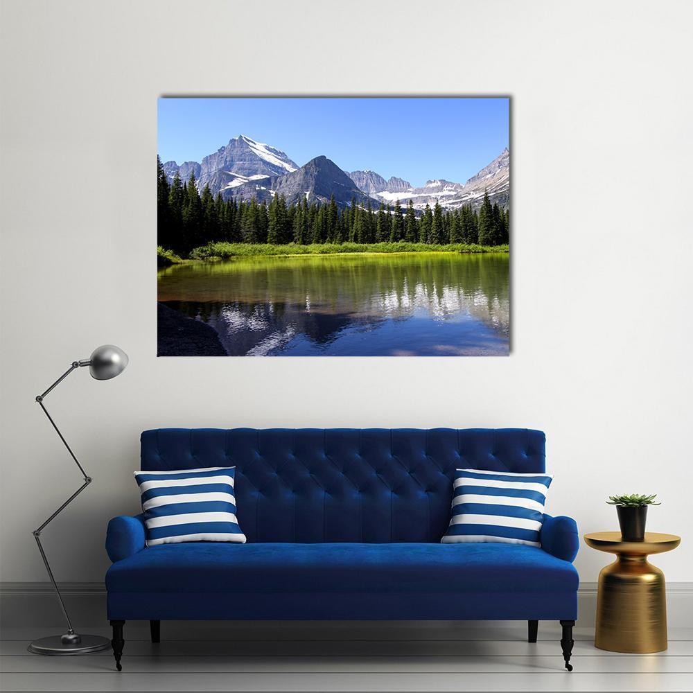 Swift Current Lake Canvas Wall Art-5 Star-Gallery Wrap-62" x 32"-Tiaracle