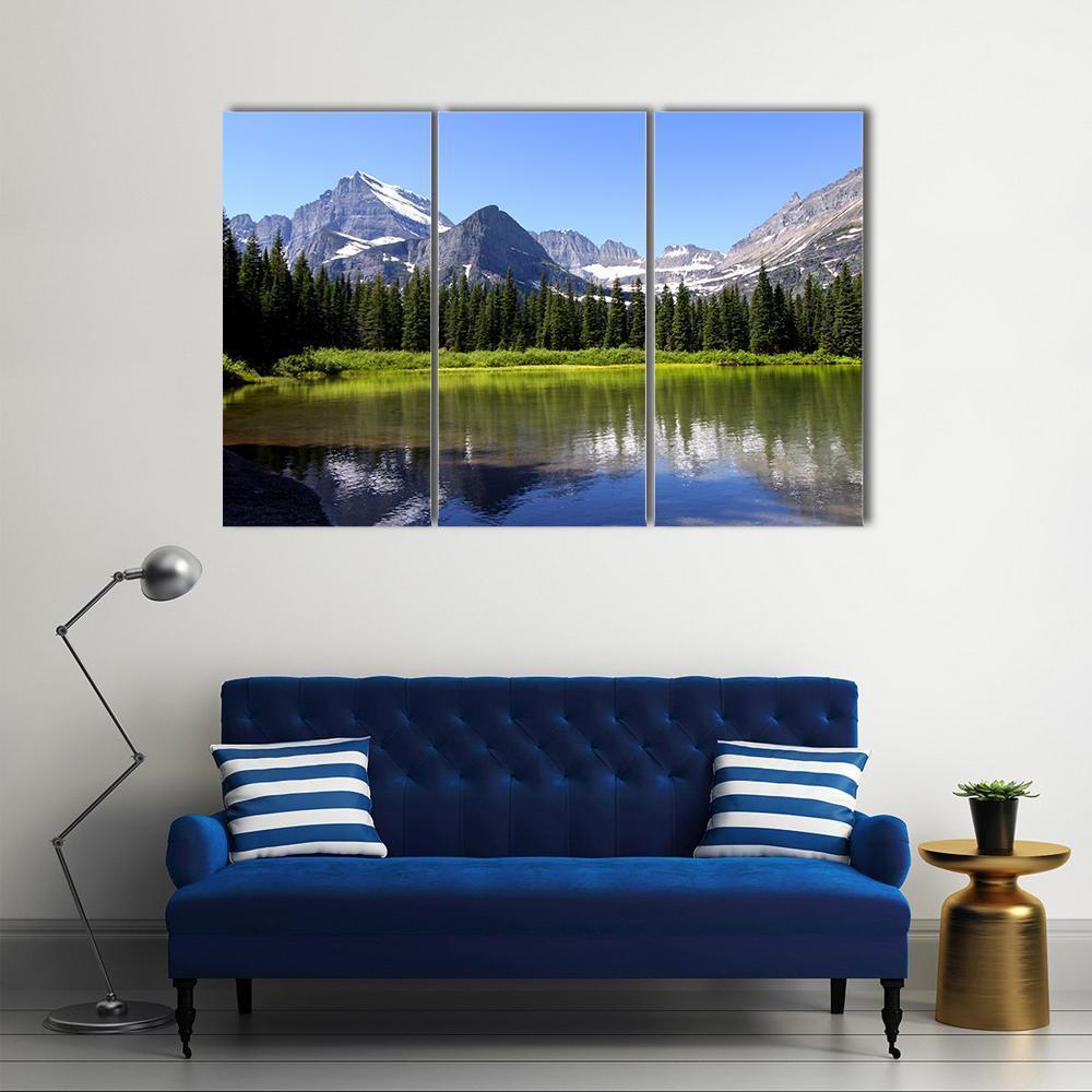 Swift Current Lake Canvas Wall Art-3 Horizontal-Gallery Wrap-37" x 24"-Tiaracle