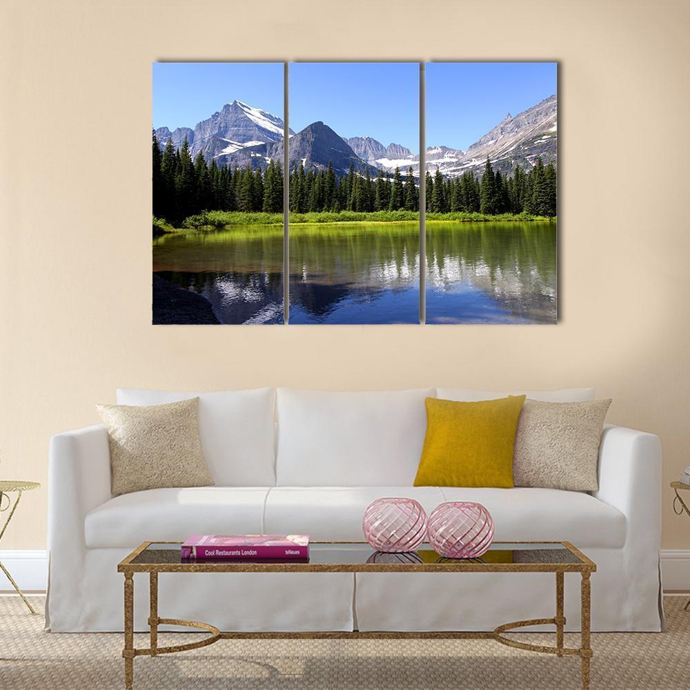 Swift Current Lake Canvas Wall Art-3 Horizontal-Gallery Wrap-37" x 24"-Tiaracle