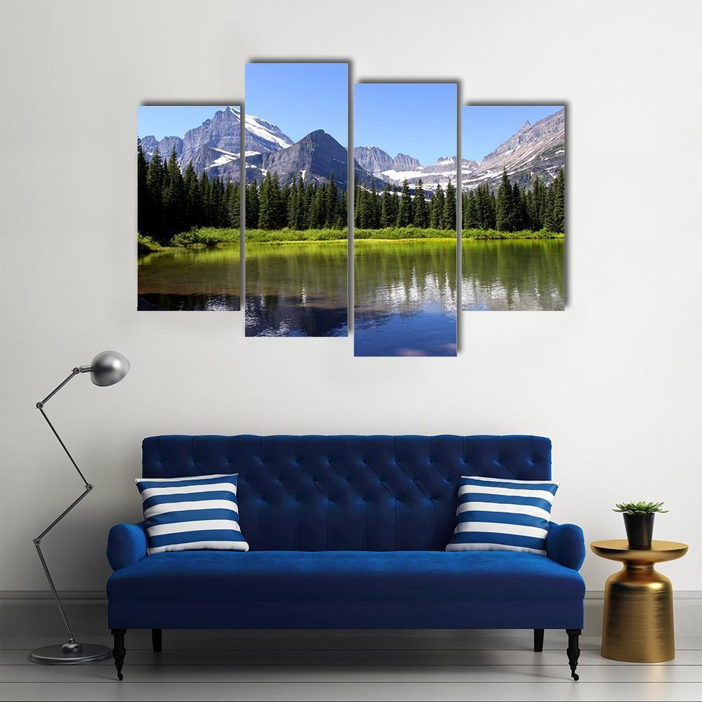 Swift Current Lake Canvas Wall Art-4 Pop-Gallery Wrap-50" x 32"-Tiaracle