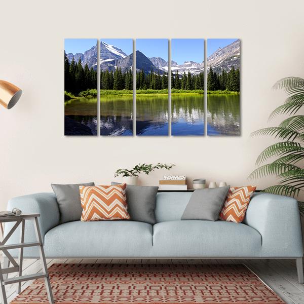 Swift Current Lake Canvas Wall Art-5 Horizontal-Gallery Wrap-22" x 12"-Tiaracle