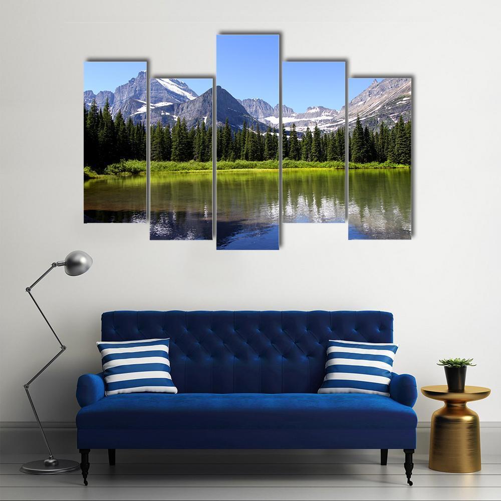 Swift Current Lake Canvas Wall Art-5 Pop-Gallery Wrap-47" x 32"-Tiaracle