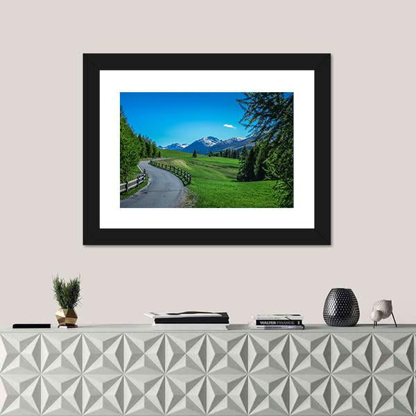 Swiss National Park Canvas Wall Art-1 Piece-Framed Print-20" x 16"-Tiaracle