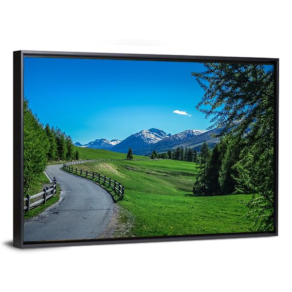 Swiss National Park Canvas Wall Art-3 Horizontal-Gallery Wrap-25" x 16"-Tiaracle