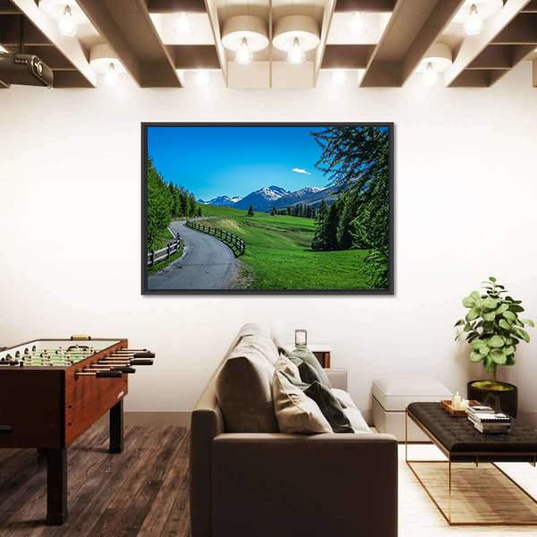 Swiss National Park Canvas Wall Art-3 Horizontal-Gallery Wrap-25" x 16"-Tiaracle