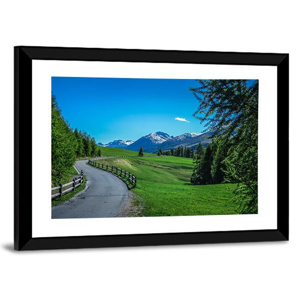 Swiss National Park Canvas Wall Art-3 Horizontal-Gallery Wrap-25" x 16"-Tiaracle