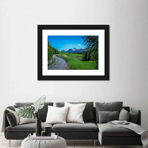 Swiss National Park Canvas Wall Art-3 Horizontal-Gallery Wrap-25" x 16"-Tiaracle