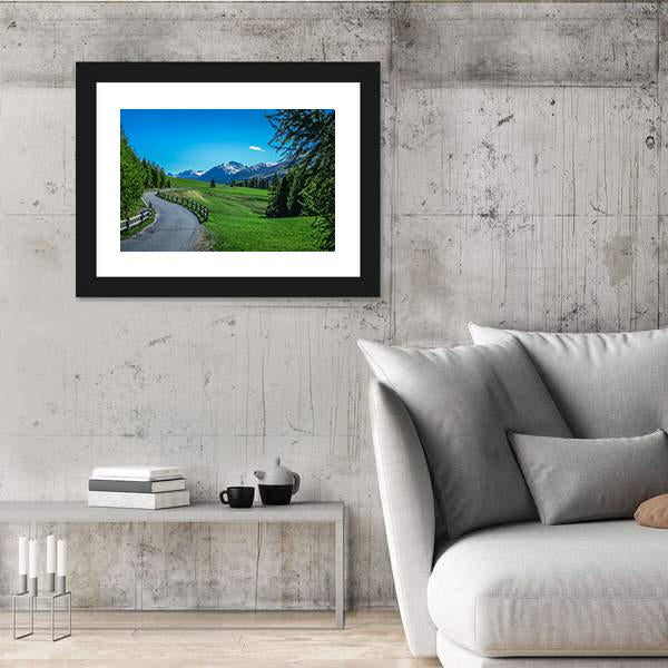 Swiss National Park Canvas Wall Art-3 Horizontal-Gallery Wrap-25" x 16"-Tiaracle