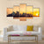 Sydney City View At Sunset Canvas Wall Art-3 Horizontal-Gallery Wrap-37" x 24"-Tiaracle