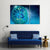 Symbol Of Aquarius Horoscope Canvas Wall Art-3 Horizontal-Gallery Wrap-25" x 16"-Tiaracle