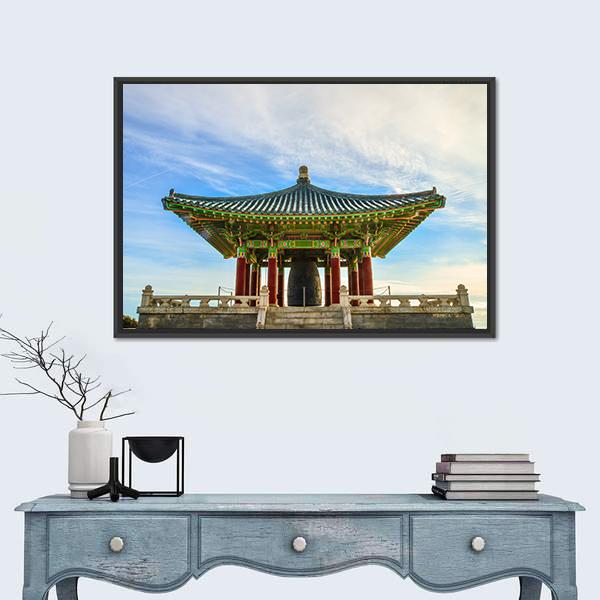 Symbol Of Close Ties Between The United States And Korea Canvas Wall Art-1 Piece-Floating Frame-24" x 16"-Tiaracle