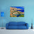 Symi island In Greece Canvas Wall Art-4 Horizontal-Gallery Wrap-34" x 24"-Tiaracle