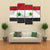 Syria Flag On Waving Silk Canvas Wall Art-4 Pop-Gallery Wrap-50" x 32"-Tiaracle