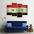 Syrian Flag On A Cracked Grunge Canvas Wall Art-4 Pop-Gallery Wrap-50" x 32"-Tiaracle