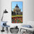 Szechenyi Spa With Flower In Budapest Vertical Canvas Wall Art-3 Vertical-Gallery Wrap-12" x 25"-Tiaracle