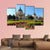 Szechenyi Spa With Flowers In Budapest Canvas Wall Art-4 Pop-Gallery Wrap-50" x 32"-Tiaracle