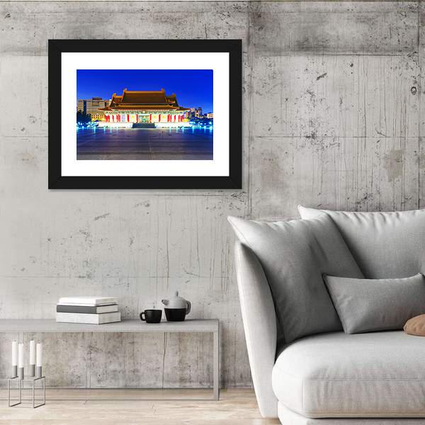 Taipei National Theater Panoramic Canvas Wall Art-1 Piece-36" x 12"-Tiaracle