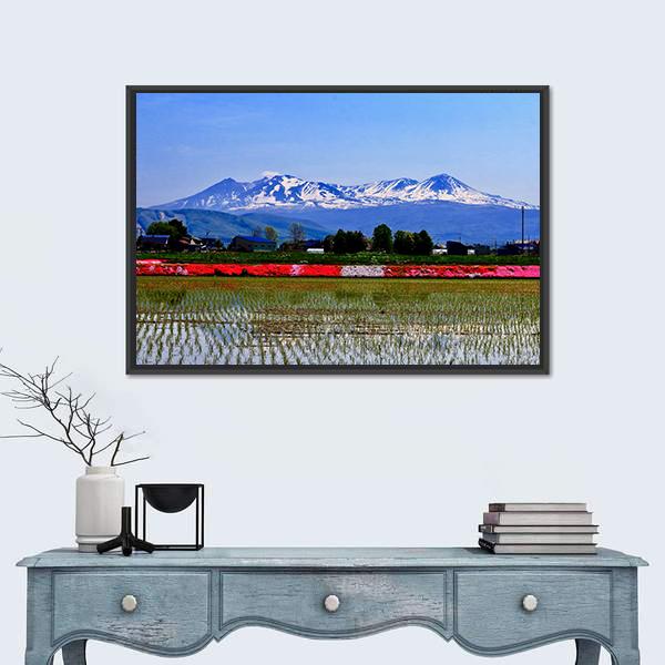 Taisetsuzan In Winter Canvas Wall Art-3 Horizontal-Gallery Wrap-25" x 16"-Tiaracle