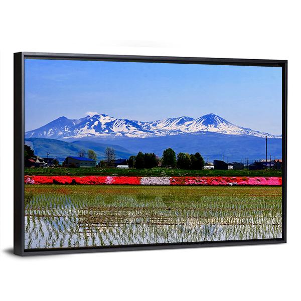 Taisetsuzan In Winter Canvas Wall Art-3 Horizontal-Gallery Wrap-25" x 16"-Tiaracle