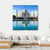 Taj Mahal In Early Morning Canvas Wall Art-4 Square-Gallery Wrap-17" x 17"-Tiaracle