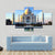 Taj Mahal In Early Morning Canvas Wall Art-3 Horizontal-Gallery Wrap-37" x 24"-Tiaracle