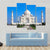 Taj Mahal Canvas Wall Art-3 Horizontal-Gallery Wrap-37" x 24"-Tiaracle