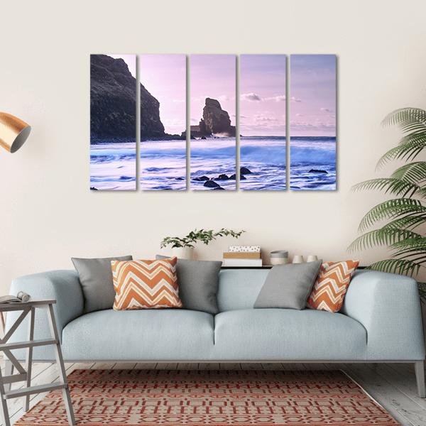 Talisker Bay Scotland Canvas Wall Art-5 Horizontal-Gallery Wrap-22" x 12"-Tiaracle