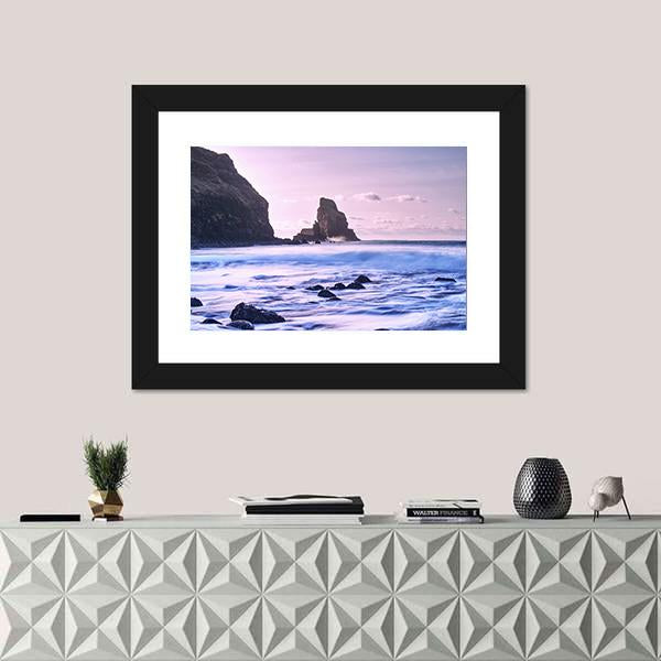 Talisker Bay Scotland Canvas Wall Art-3 Horizontal-Gallery Wrap-25" x 16"-Tiaracle