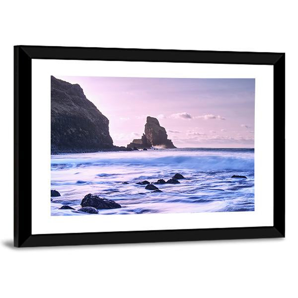 Talisker Bay Scotland Canvas Wall Art-3 Horizontal-Gallery Wrap-25" x 16"-Tiaracle