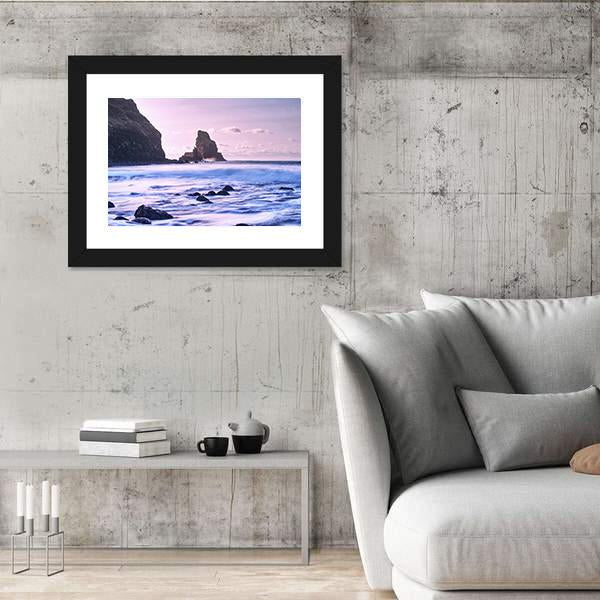 Talisker Bay Scotland Canvas Wall Art-3 Horizontal-Gallery Wrap-25" x 16"-Tiaracle