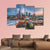 Tampa Skyline On The Bay Canvas Wall Art-5 Pop-Gallery Wrap-47" x 32"-Tiaracle