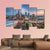 Tampa Skyline On The Bay Canvas Wall Art-5 Pop-Gallery Wrap-47" x 32"-Tiaracle