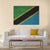 Tanzania Flag Canvas Wall Art-1 Piece-Gallery Wrap-36" x 24"-Tiaracle