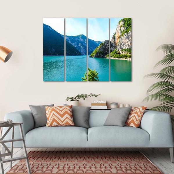 Tara River Flows Canvas Wall Art-4 Horizontal-Gallery Wrap-34" x 24"-Tiaracle