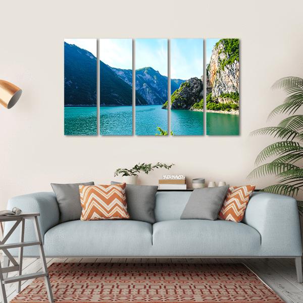 Tara River Flows Canvas Wall Art-5 Horizontal-Gallery Wrap-22" x 12"-Tiaracle