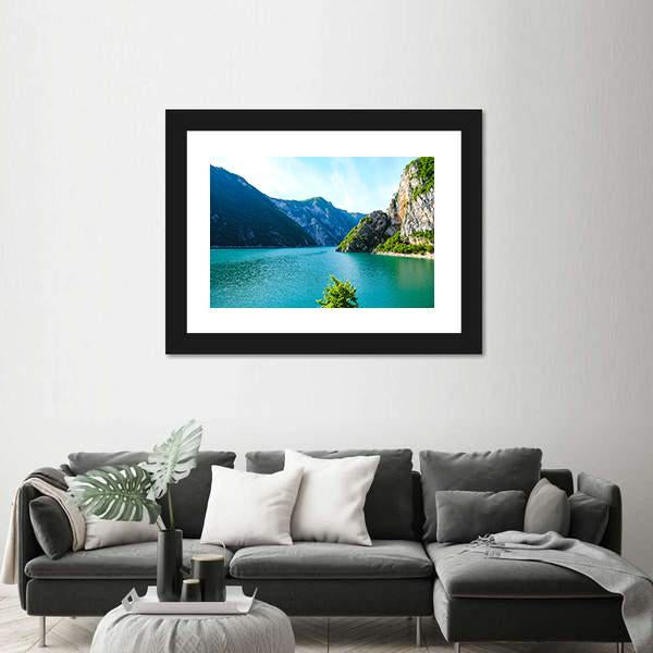 Tara River Flows Canvas Wall Art-1 Piece-Framed Print-20" x 16"-Tiaracle