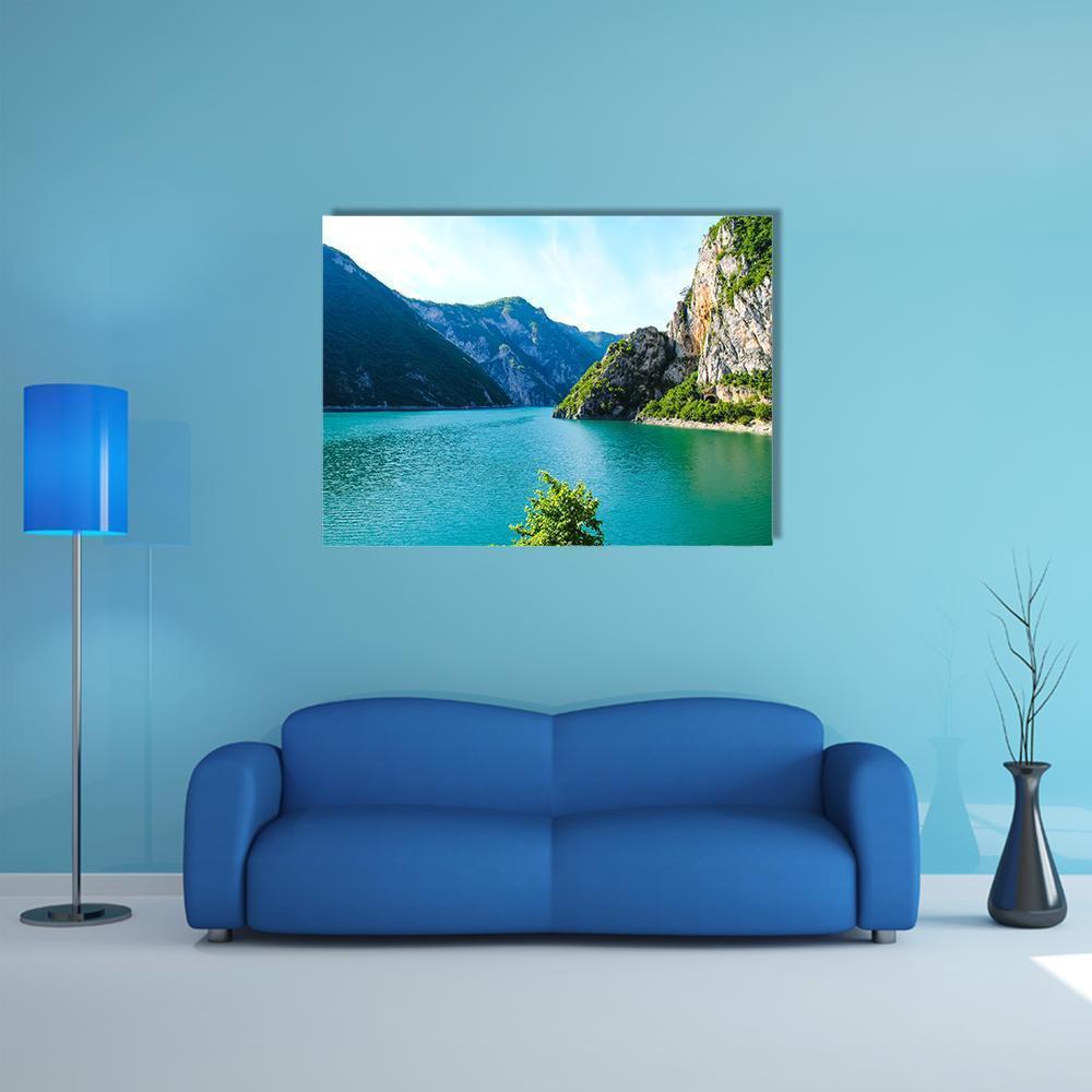 Tara River Flows Canvas Wall Art-1 Piece-Gallery Wrap-48" x 32"-Tiaracle