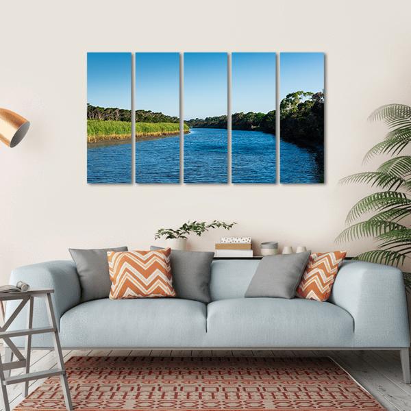 Tarwin River Australia Canvas Wall Art-5 Horizontal-Gallery Wrap-22" x 12"-Tiaracle