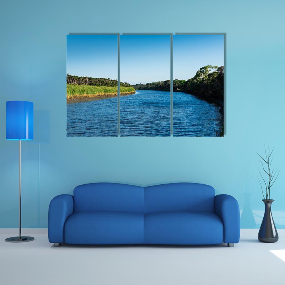 Tarwin River Australia Canvas Wall Art-3 Horizontal-Gallery Wrap-37" x 24"-Tiaracle