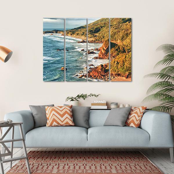 Tasman Sea Canvas Wall Art-4 Horizontal-Gallery Wrap-34" x 24"-Tiaracle