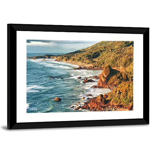 Tasman Sea Canvas Wall Art-5 Horizontal-Gallery Wrap-22" x 12"-Tiaracle