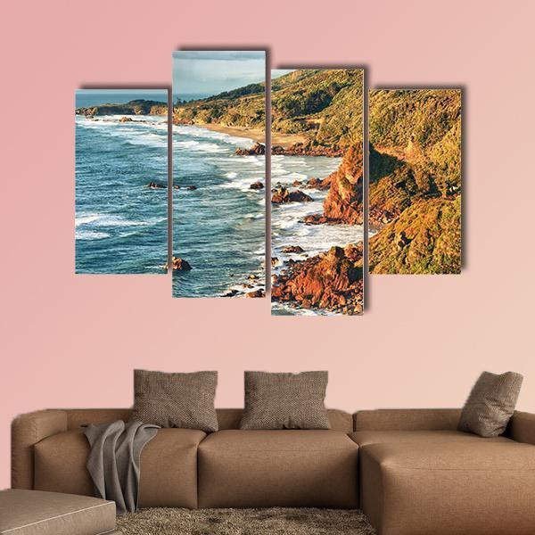 Tasman Sea Canvas Wall Art-4 Pop-Gallery Wrap-50" x 32"-Tiaracle